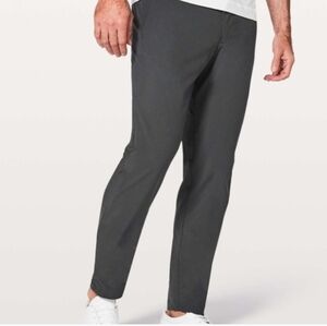 Lululemon Commission Pant Slim *Warpstreme Size 33x28 In Dark Gray